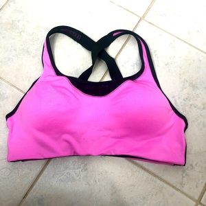 Victoria Pink Padded Sports Bra Large